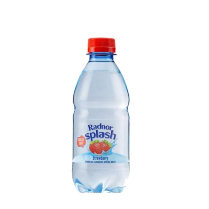 Radnor Splash Sparkling Strawberry Flavoured Water 330ml