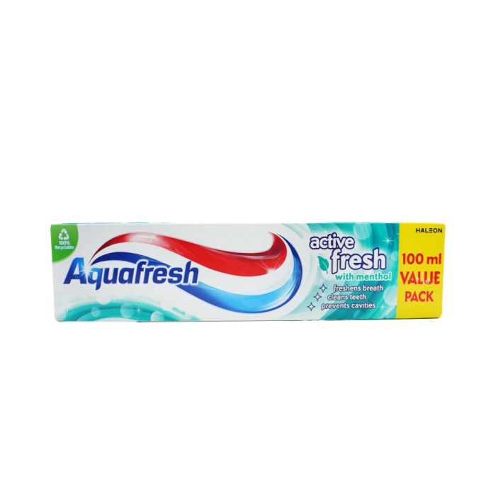 Aquafresh Active Fresh Menthol Toothpaste 100ml