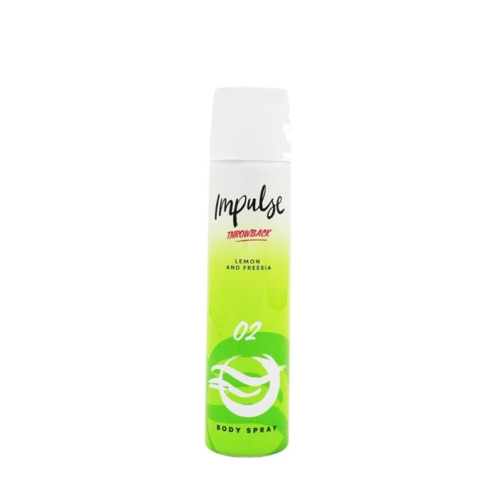 Impulse Lemon & Freesia O2 Body Spray 75ml