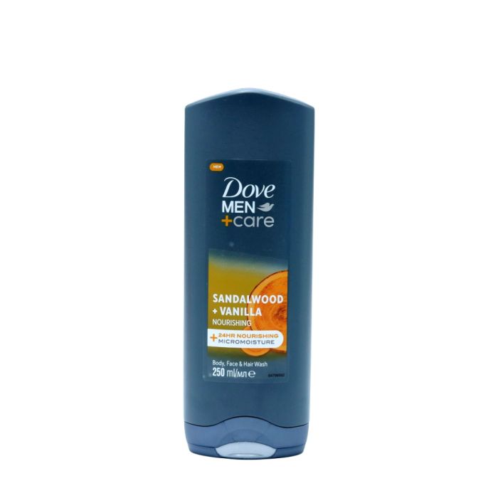Dove Men+Care Sandalwood & Vanilla Shower Gel 250ml