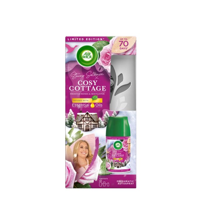 Air Wick Cosy Cottage Frosted Rose Air Freshener 250ml