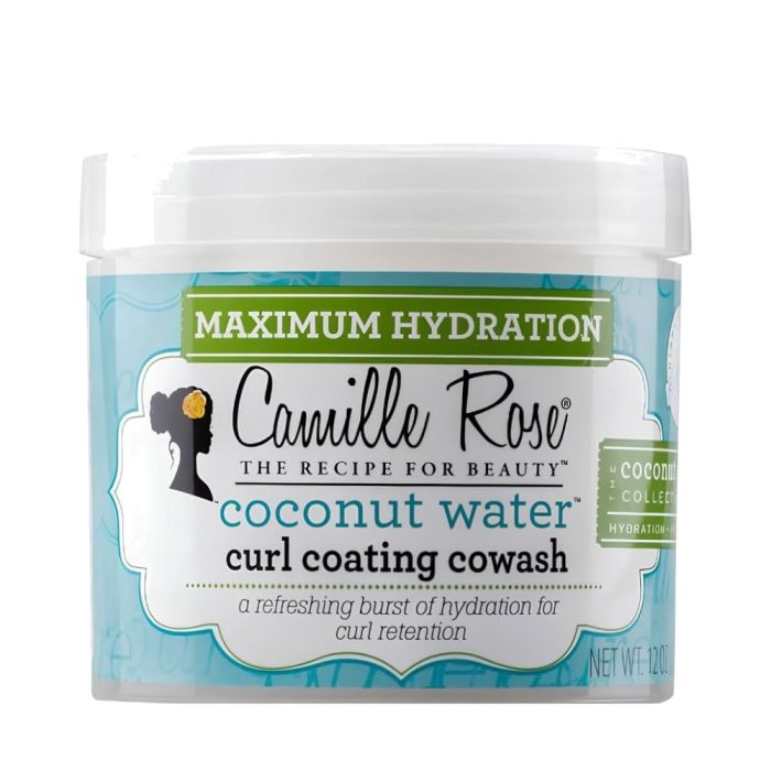 Camille Rose Coconut Water Curl Coating CoWash 12oz