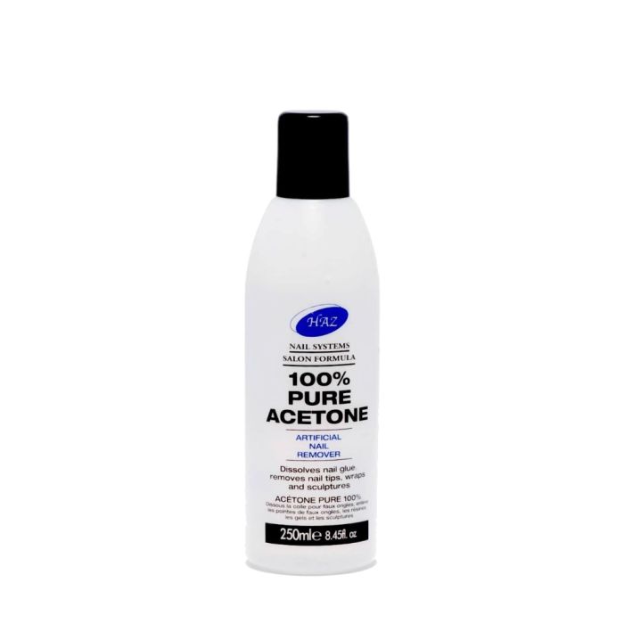 HAZ 100% Pure Acetone Nail Polish Remover 250ml