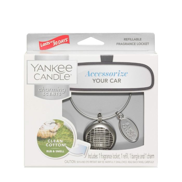 Yankee Candle Clean Cotton Charming Scents Car Starter Kit