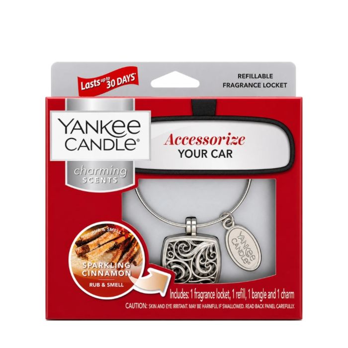 Yankee Candle Sparkling Cinnamon Car Fragrance Starter Kit