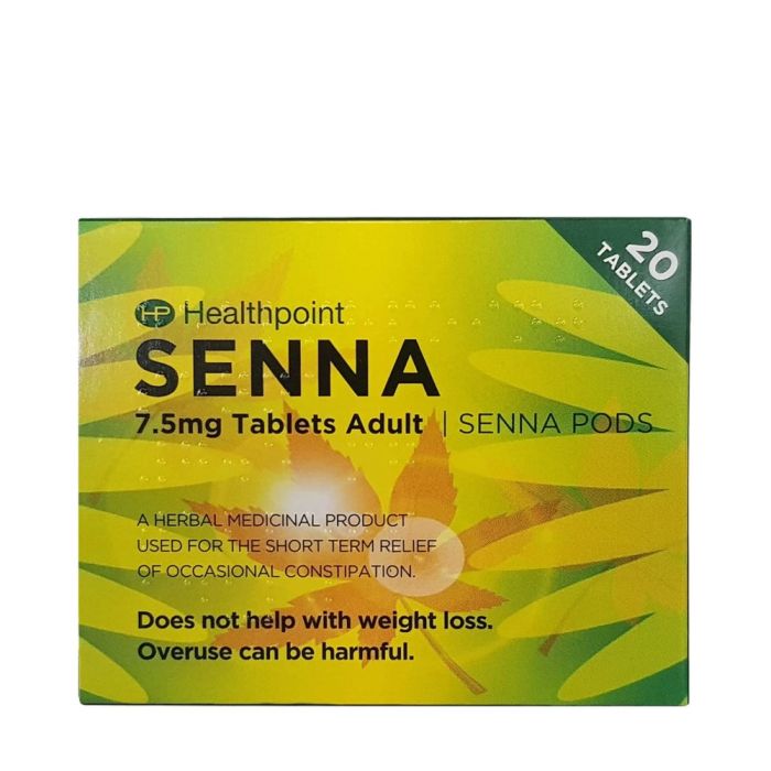 Herbal Senna Tablets Natural Relief 20 Tablets