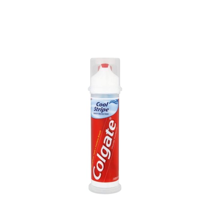 Colgate Cool Stripe Toothpaste Pump Cavity Protection Fluoride 100ml
