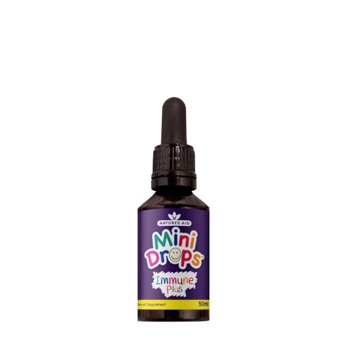 Natures Aid Mini Drops Immune Plus with Vitamin C for Kids 50ml