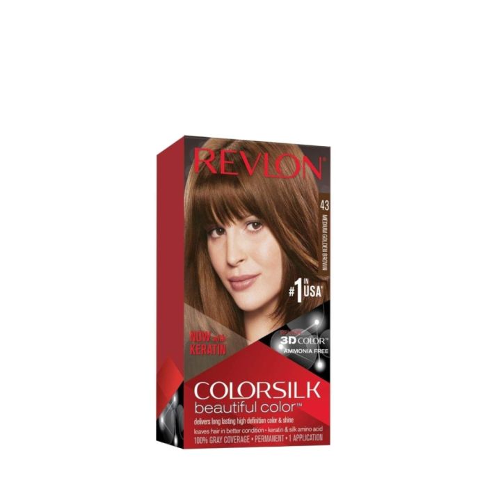 Revlon Colorsilk Beautiful Color Medium Golden Brown 43