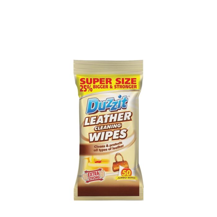 Duzzit Leather Cleaning Wipes Clean & Protect 50 Wipes