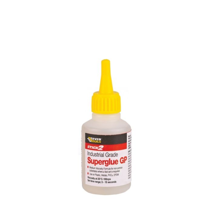
Everbuild Stick 2 Industrial Grade Superglue 50g
