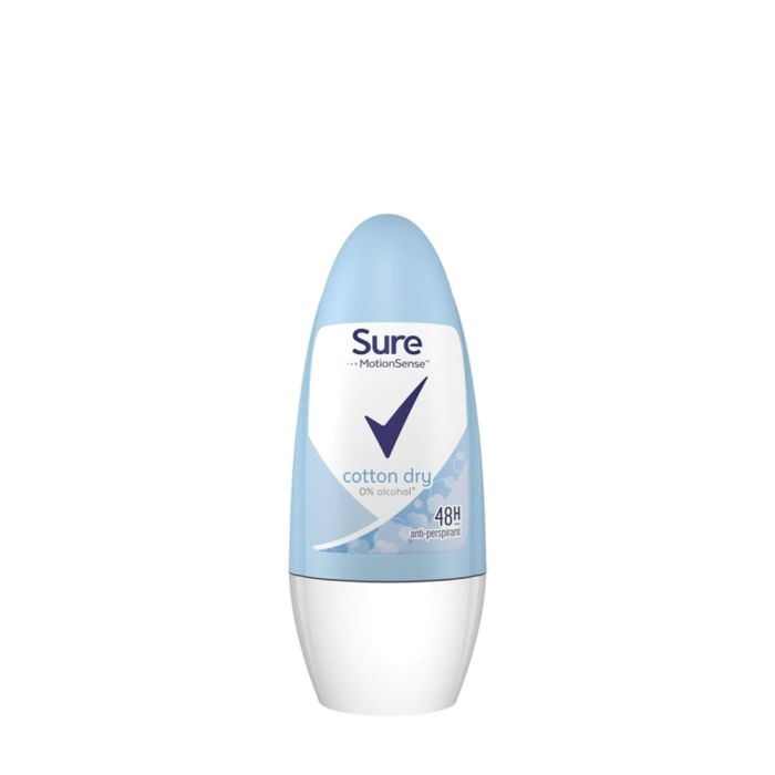 Sure Women Cotton Dry Anti Perspirant Deodorant Roll On 50ml