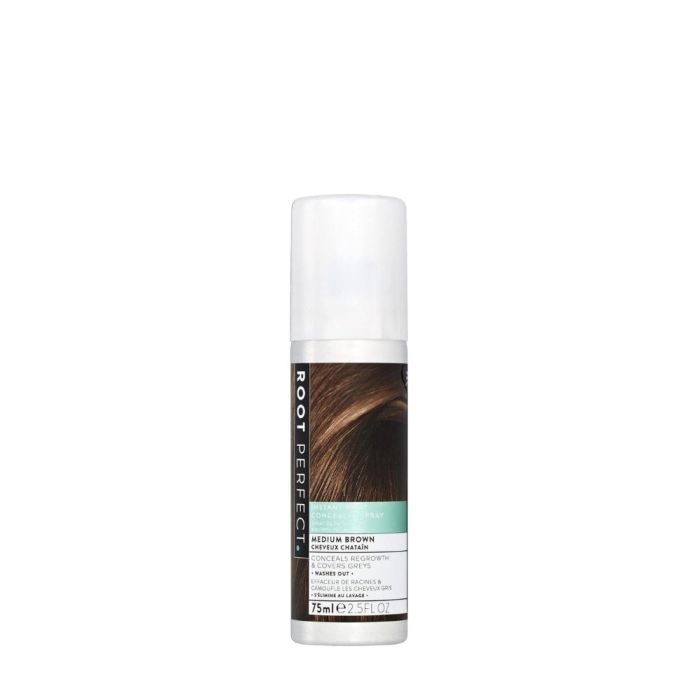 ROOT PERFECT Instant Root Concealer Hair Spray Medium Brown 75 ML