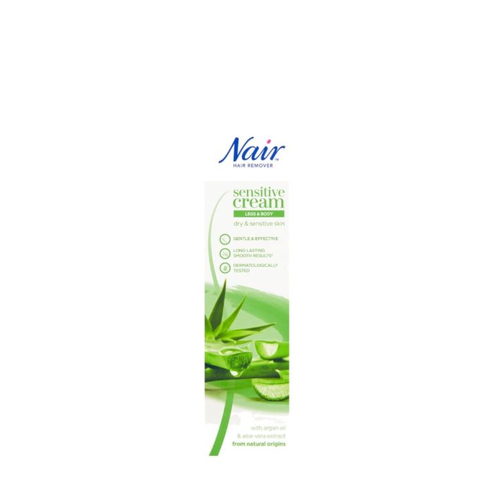 Nair Hair Removal Cream with Aloe Vera & Argan Oil for Sensitive Skin