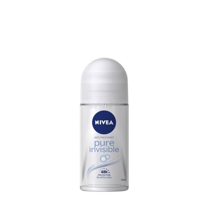 NIVEA Pure Invisible Women Roll‑On Antiperspirant Deodorant 50 ML