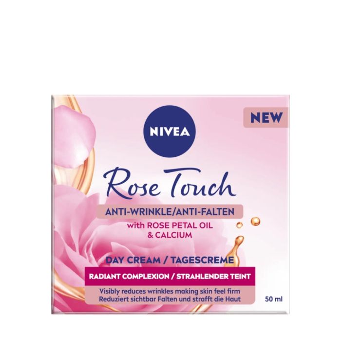NIVEA Rose Touch Anti-Wrinkle Day Cream for Face 50ml
