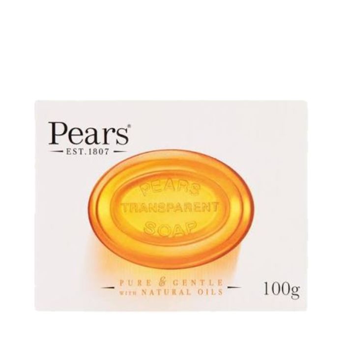 Pears Gentle Care Transparent Soap Bar Mild Cleansing Formula 100g