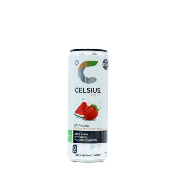 Celsius Sparkling Strawberry Watermelon Energy Drink 355ml