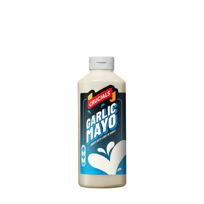 Crucials Sauce Squeezy Garlic Mayo 500ml