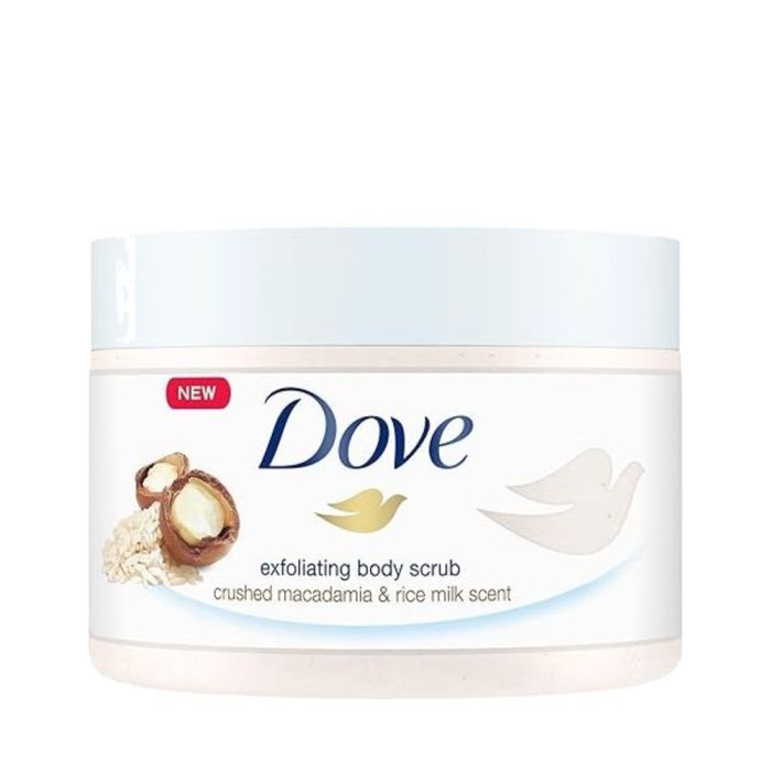 Dove Exfoliating Body Scrub with Macadamia & Rice Milk 225 ml