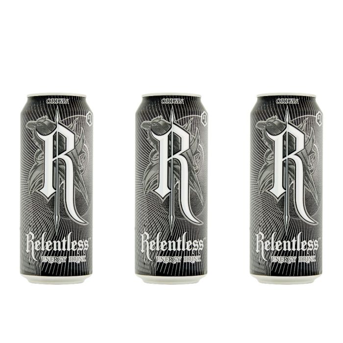 Relentless Original Energy Drink 500ml - Pack of 3