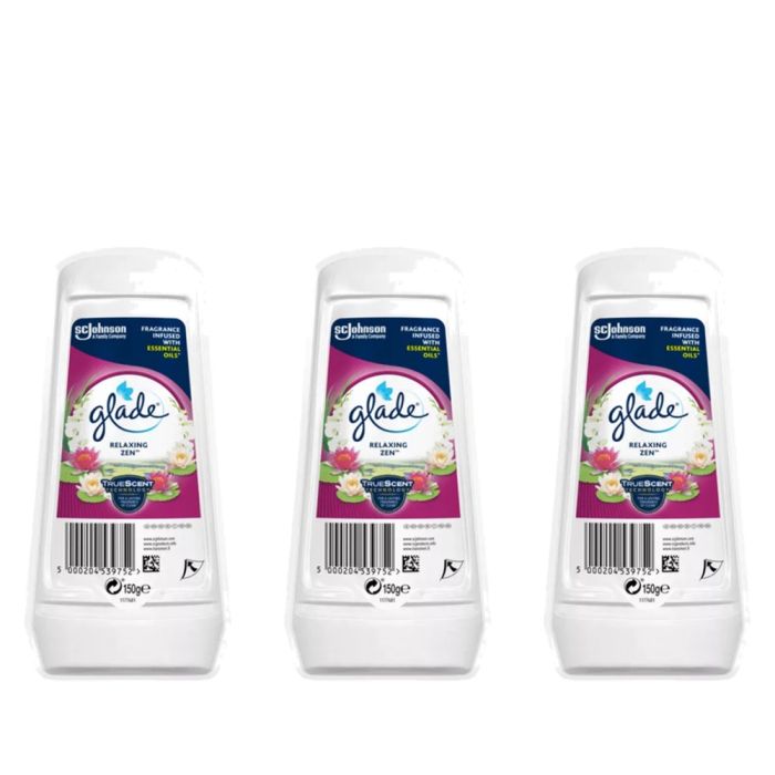 Glade Solid Gel Air Freshener Relaxing Zen 150g - Pack of 3