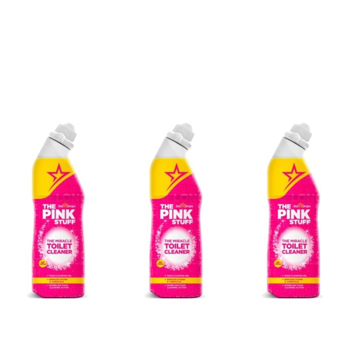 Stardrops The Pink Stuff Miracle Toilet Cleaner 750ml - Pack of 3