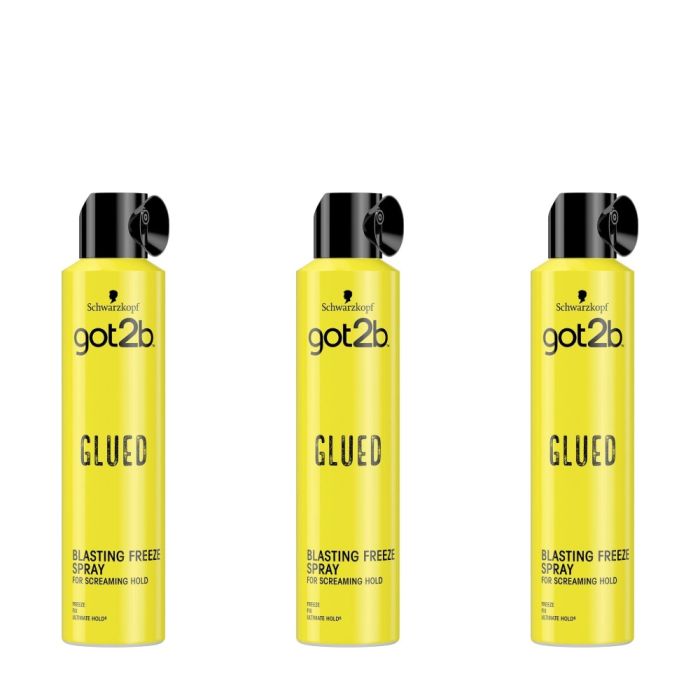 Schwarzkopf GOT2B Blasting Freeze Spray 300ml - Pack of 3