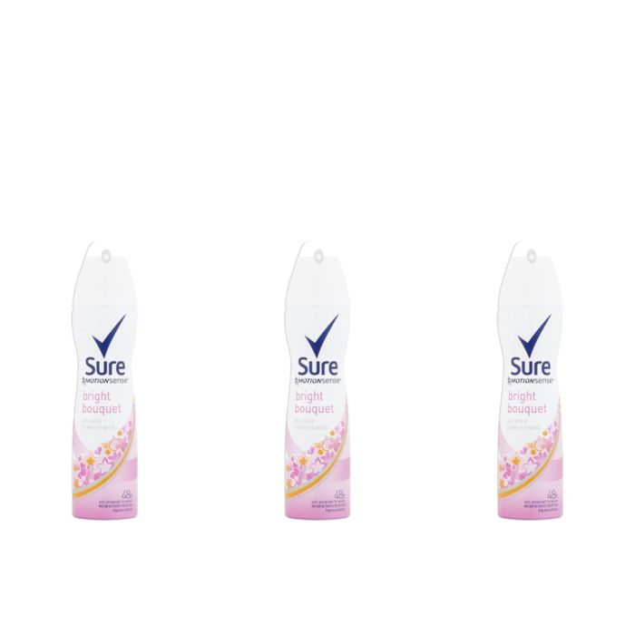 Sure Women Motion Sense Deodorant Bright Bouquet 150ml - Pack of 3