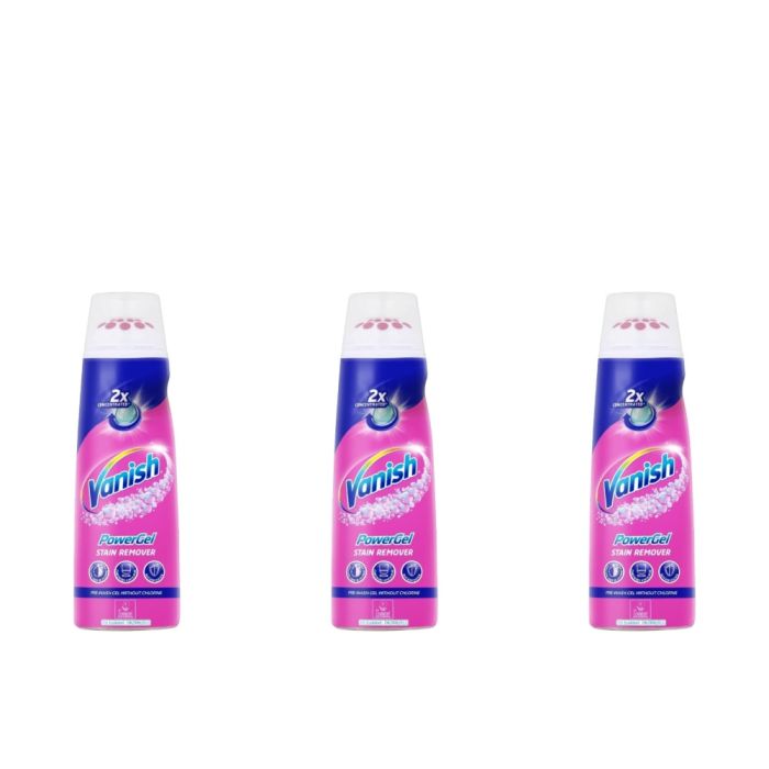 Vanish Gold PowerGel Pre-Treat Stain Remover 200ml - Pack of 3