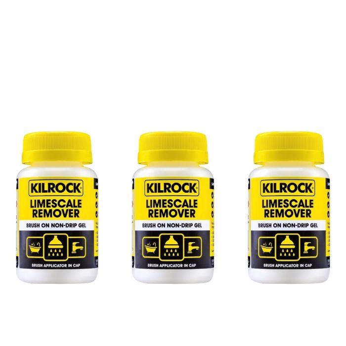 Kilrock Brush on Gel Descaler & Limescale Remover 160ml - Pack of 3