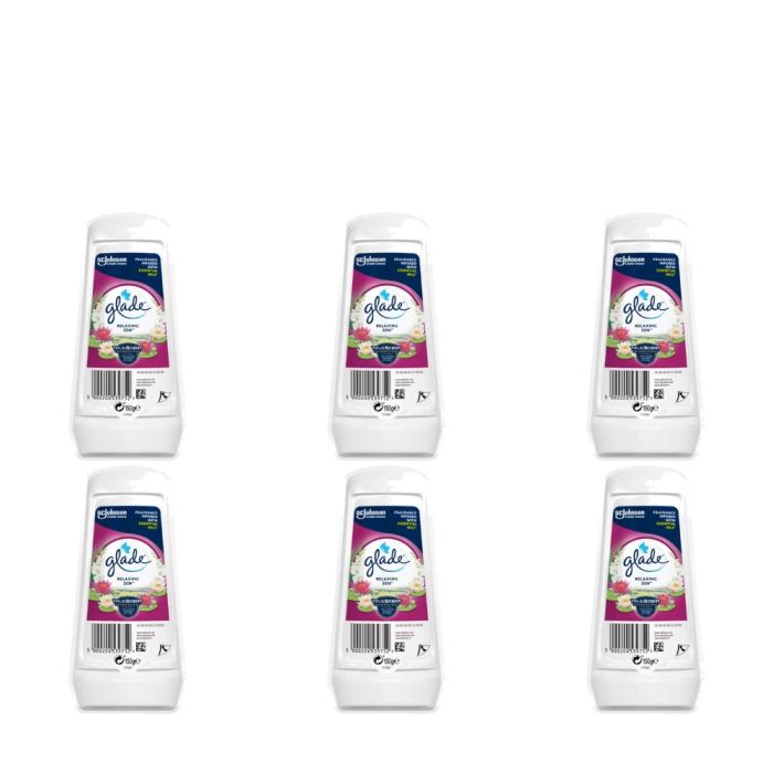 Glade Solid Gel Air Freshener Relaxing Zen 150g - Pack of 6