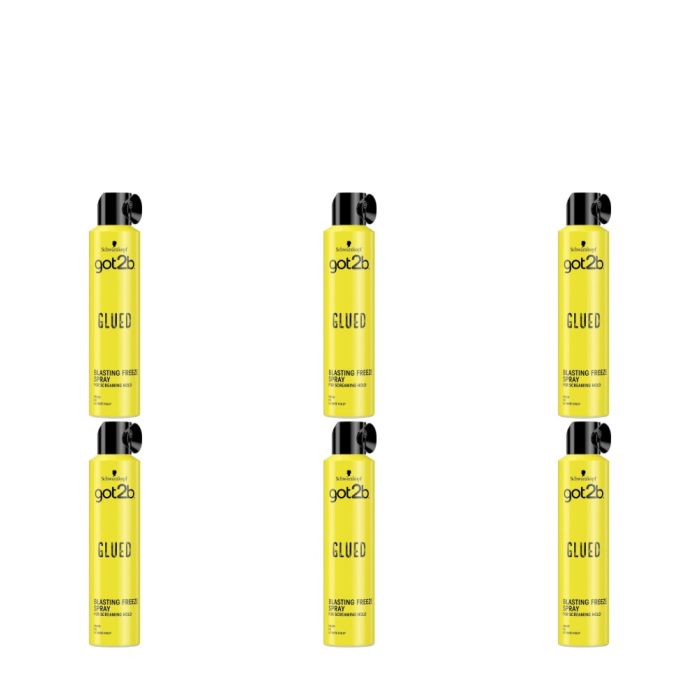 Schwarzkopf GOT2B Blasting Freeze Spray 300ml - Pack of 6
