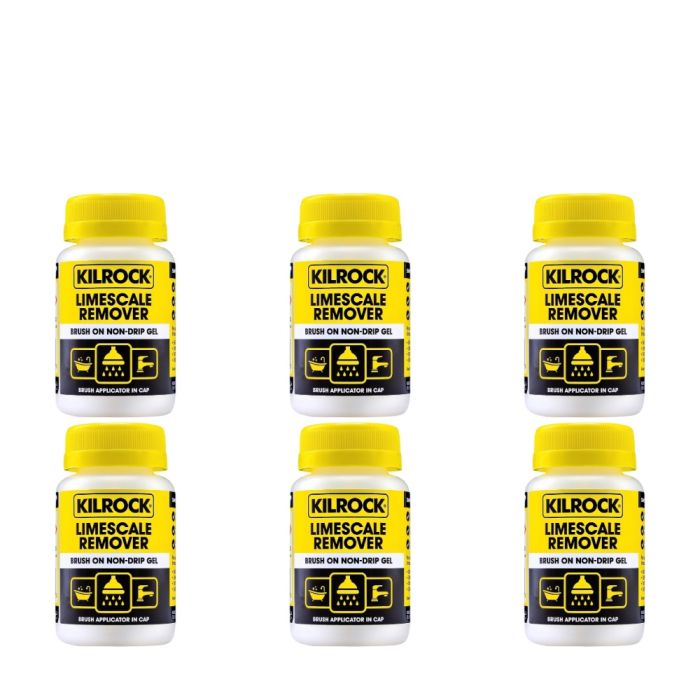 Kilrock Brush on Gel Descaler & Limescale Remover 160ml - Pack of 6