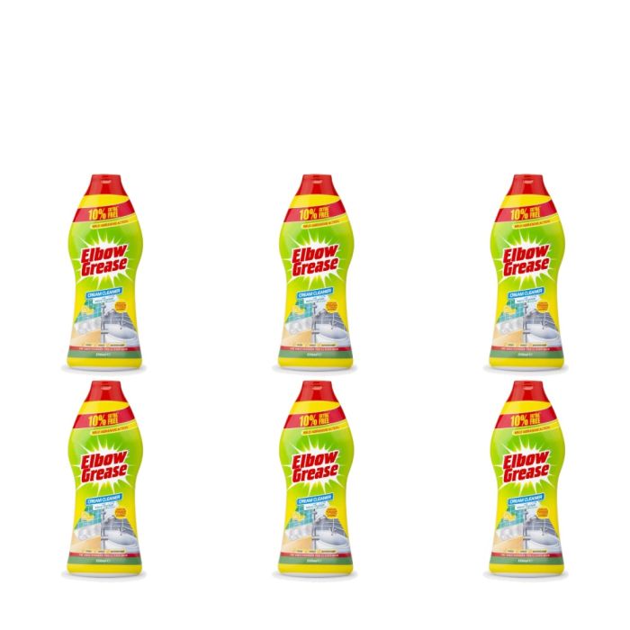 Elbow Grease Cream Cleaner with Micro Crystals 550ml - Pack of 6