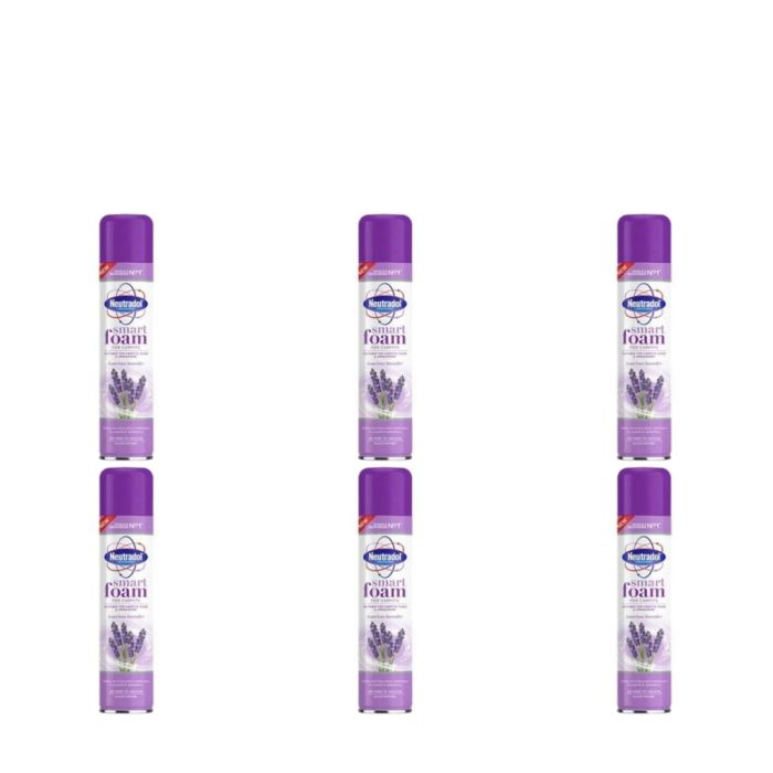 Neutradol Smart Foam Carpet Deodorant Lavender 300ml - Pack of 6