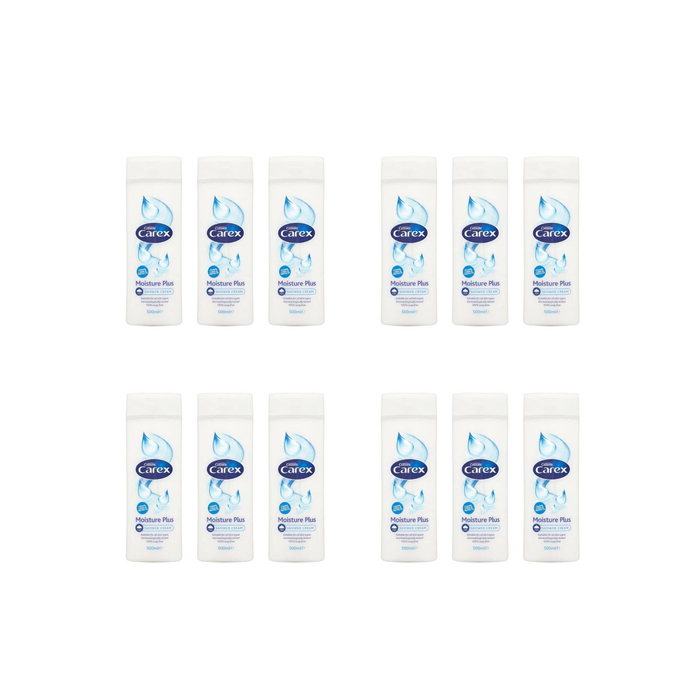 Cussons Carex Moisture Plus Shower Cream 500ml - Pack of 12