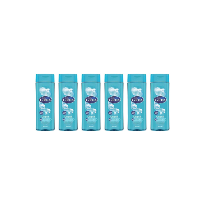 Cussons Carex Original Shower Gel 500ml - Pack of 6
