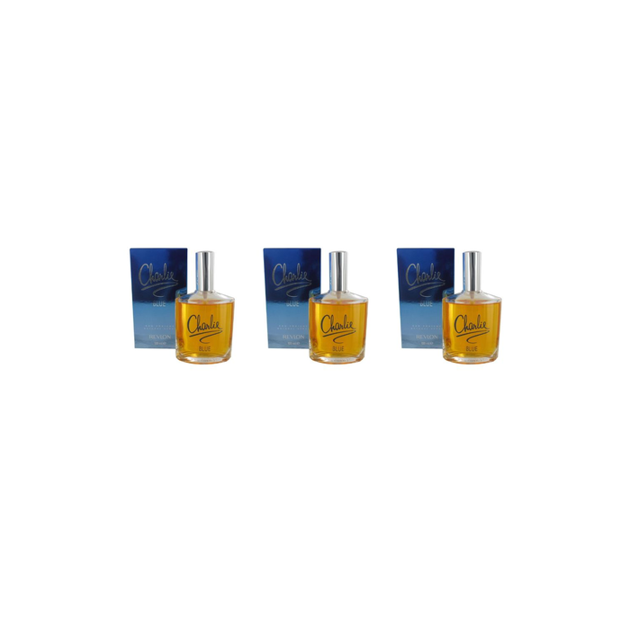 Charlie Blue Revlon Natural Spray 100ml - Pack of 3