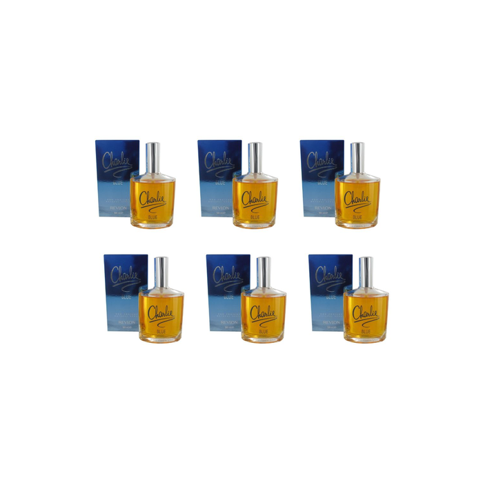 Charlie Blue Revlon Natural Spray 100ml - Pack of 6