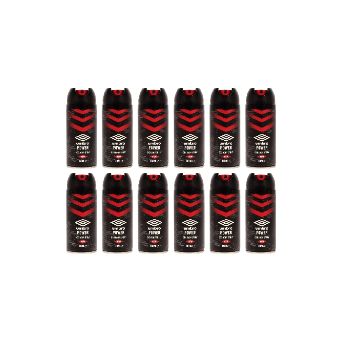 Umbro Power Deodorant Body Spray 150ml - Pack of 12