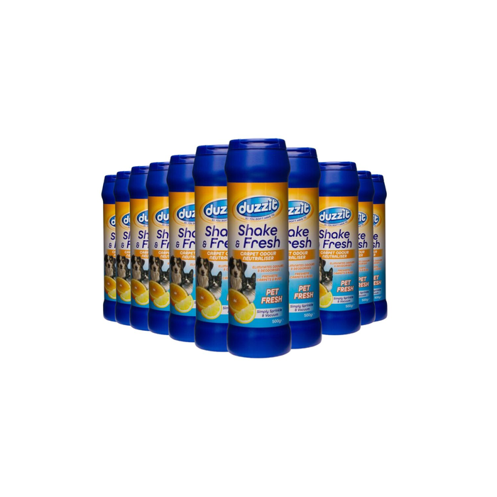 Duzzit Shake & Fresh Carpet Odour Neutraliser 500g - Pack of 12