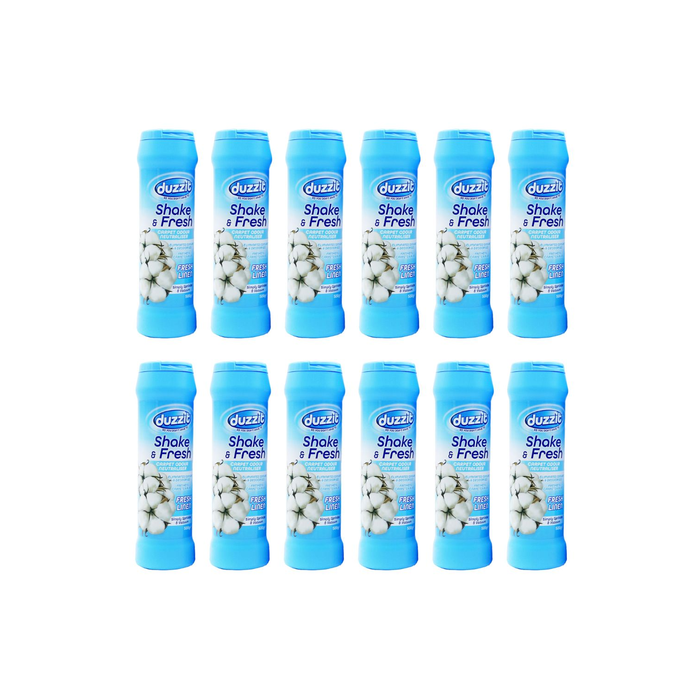 Duzzit Shake & Fresh Carpet Odor Neutralizer Fresh Linen 500g - Pack of 12