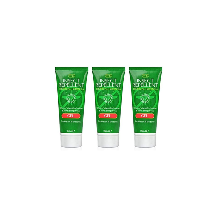 Dr J's Insect Repellent Gel Tropical Formula 100ml - Pack of 3
