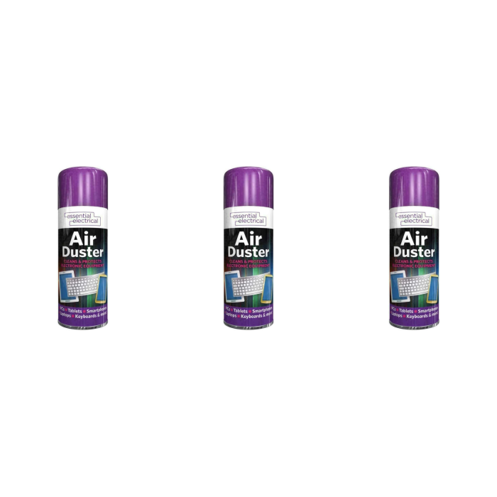 Essential Electrical Air Duster 400ml - Pack of 3