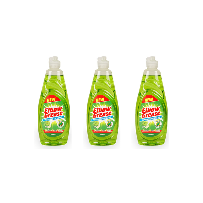 Elbow Grease Apple Fresh Washing Up Liquid 600ml bottle
