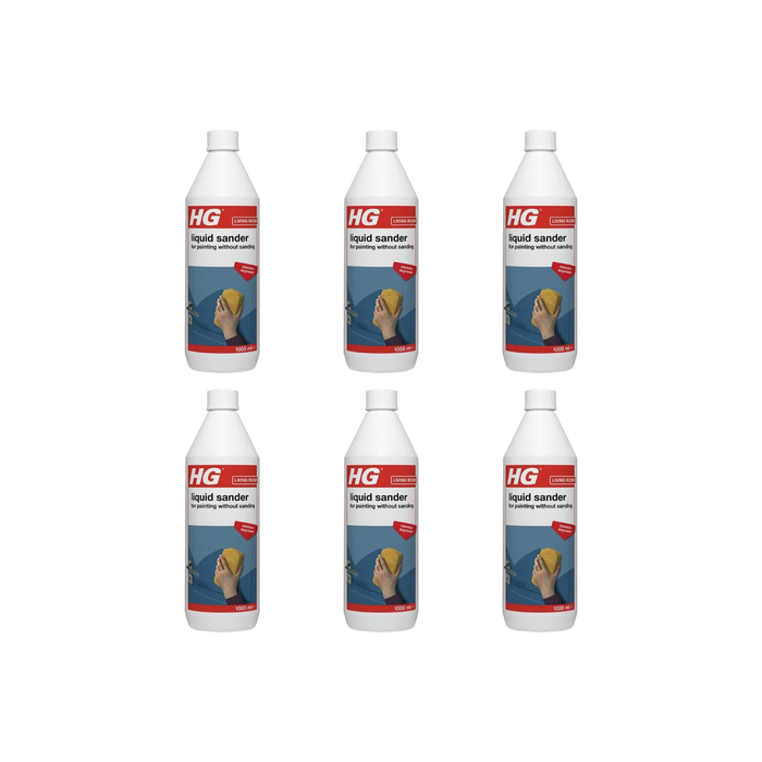 HG Liquid Sander Concentrated Pre-Paint Cleaner & Degreaser 1000ml - Pack of 6