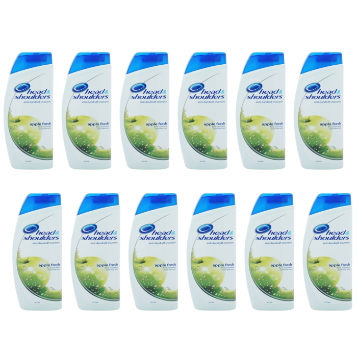 Head & Shoulders Anti-Dandruff Shampoo Apple Fresh 250ml - Pack of 12