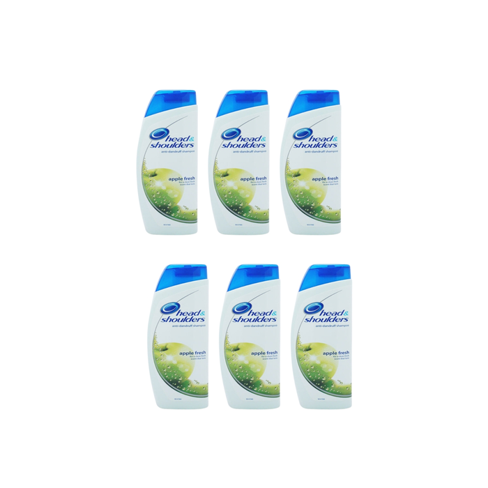 Head & Shoulders Anti-Dandruff Shampoo Apple Fresh 250ml - Pack of 6
