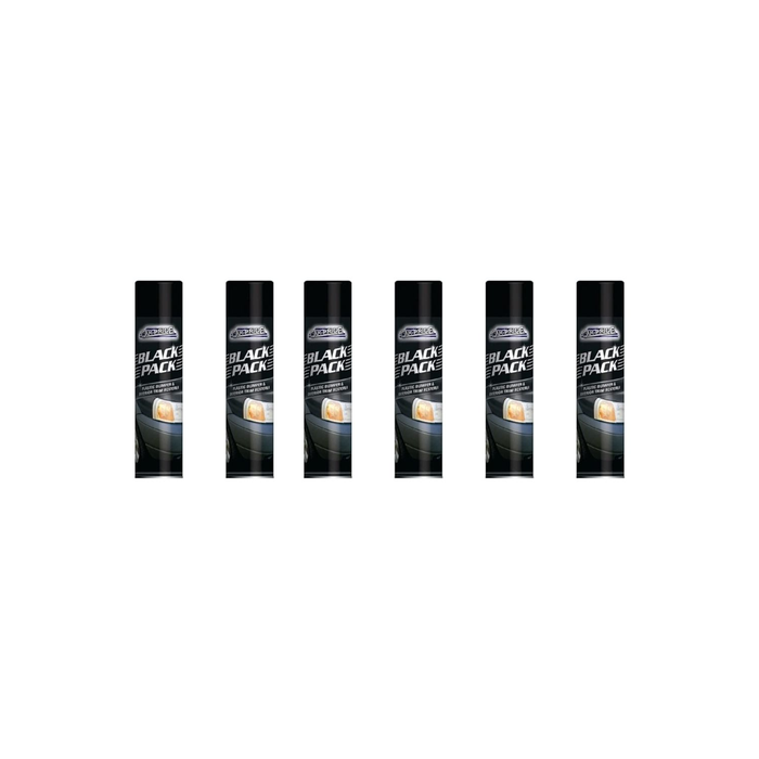 Car Pride Black Plastic Bumper & Trim Restorer Spray - Pack of 6